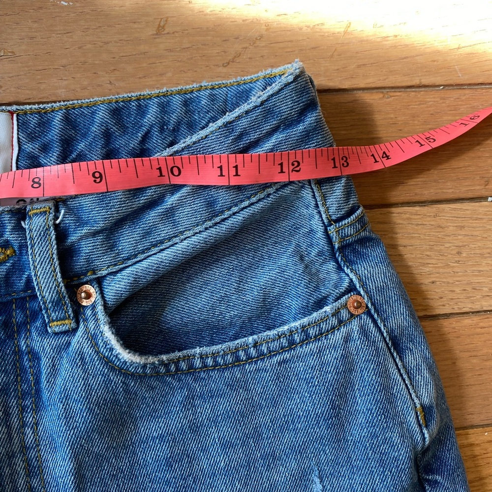 EUC BDG Washed Indigo Ripped Mom Jeans - Picture 13 of 16